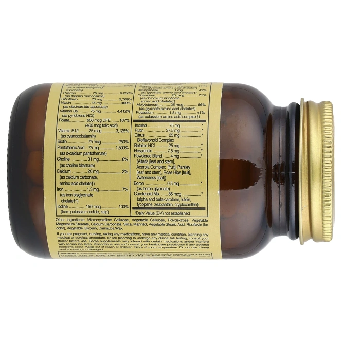 Solgar, Formula V ™ VM-75®, 60 таблеток