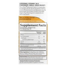 Aurora Nutrascience, Micro-Pack+®, липосомальный витамин C, 10 пакетиков по 7 мл (0,24 жидк. унции)