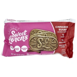 Sweet Loren's, печенье для завтрака, с корицей и сахаром, 5 пакетиков по 45 г (1,6 унции)