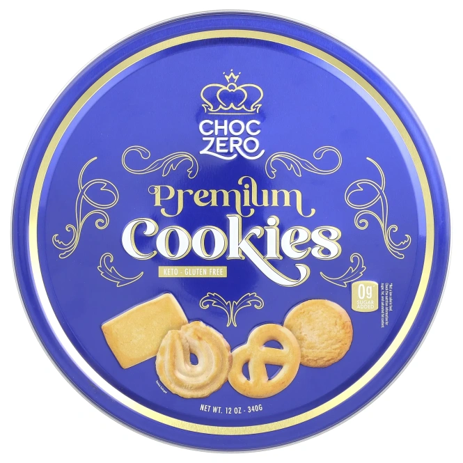 ChocZero, премиальное печенье, 340 г (12 унций)
