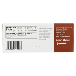 Julian Bakery, Тонкий протеиновый батончик, шоколад, 12 батончиков, 2,29 унц. (65 г) каждый