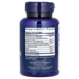 Life Extension, Экстракт растений семейства крестоцветных тройного действия, 60 вегетарианских капсул