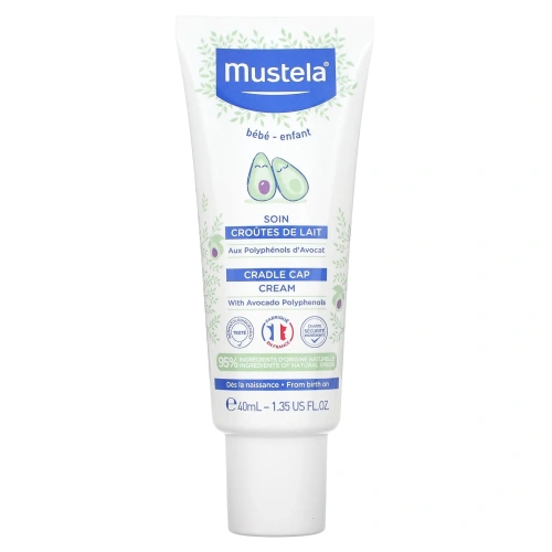 Mustela, Cradle Cap Cream, 1.35 fl oz (40 ml)