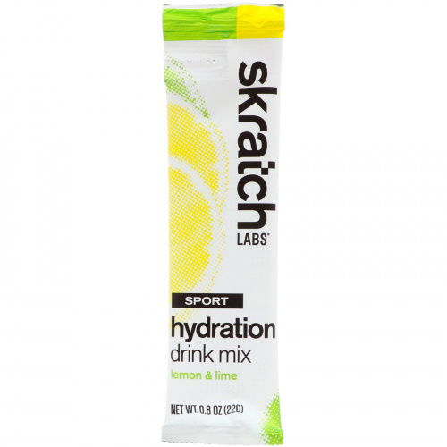 SKRATCH LABS, Sport Hydration Drink Mix, Lemon & Lime, 20 Pack, 0.8 oz (22 g) Each