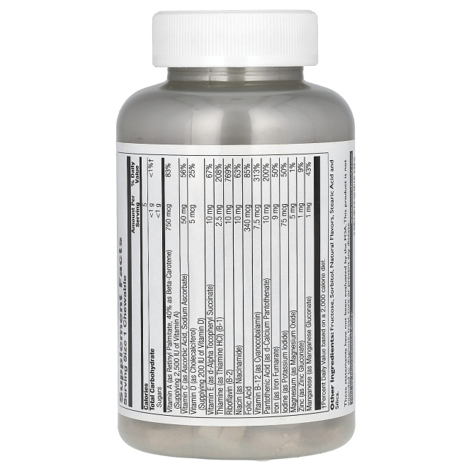 Thompson, детские жевательные таблетки, «Вкусный пунш», 120 жевательных таблеток