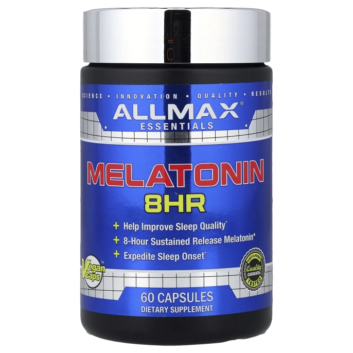 ALLMAX, мелатонин, 60 капсул