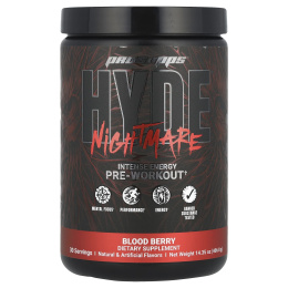 ProSupps, HYDE® Nightmare, интенсивная энергия перед тренировкой, кровавая ягода, 406,8 г (14,35 унции)