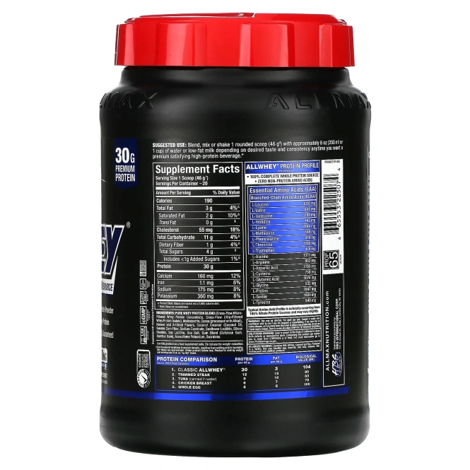 ALLMAX Nutrition, AllWhey Classic, 100% сывороточный протеин, шоколад, 2 фунта (907 г)