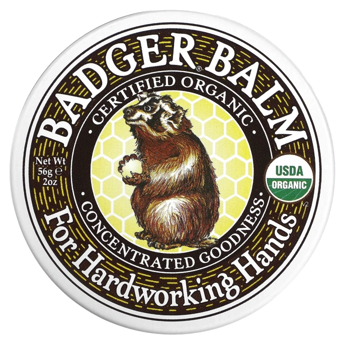 Badger Company, Бальзам барсука для трудолюбивых рук, 2 унции (56 г)
