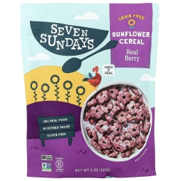 Seven Sundays, Подсолнечные хлопья, настоящие ягоды, 227 г (8 унций)
