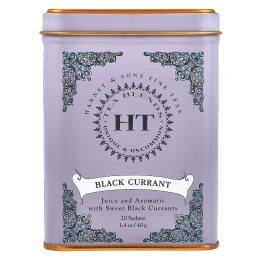 Harney & Sons, HT Tea Blends, смесь чая с черной смородиной, 20 пакетиков, 40 г (1,4 унции)