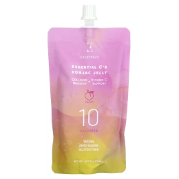 Everydaze, Желе из конжака Essential C, персик, 150 мл (5,07 жидк. унц.)