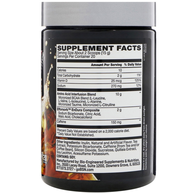 BSN, AminoX, вкус колы, 300 г