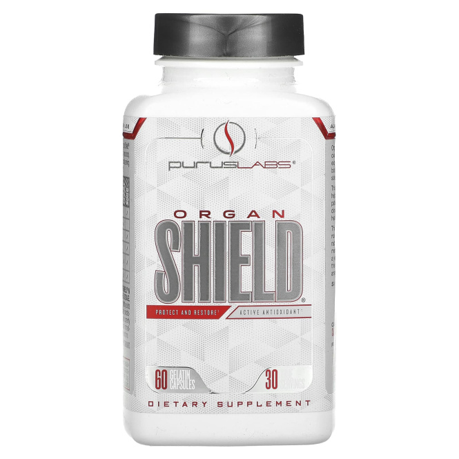 Purus Labs, Organ Shield, 60 желатиновых капсул