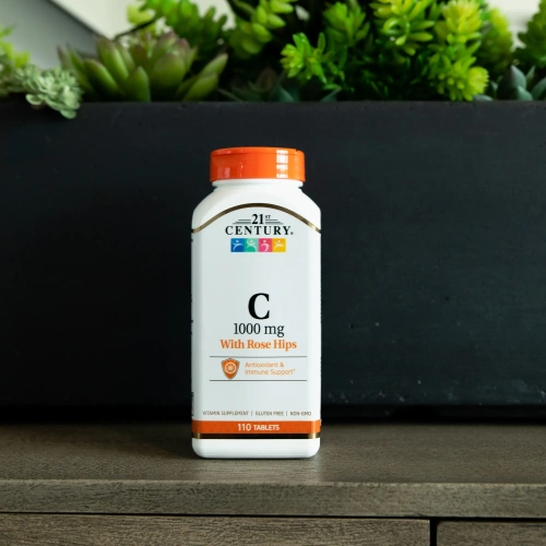 21st Century, Vitamin C, with Rose Hips, 1000 mg, 110 Tablets