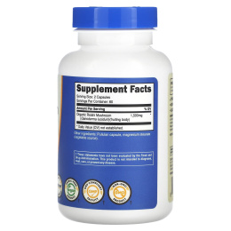 Nutricost, гриб рейши, 1500 мг, 120 капсул (750 мг в 1 капсуле)