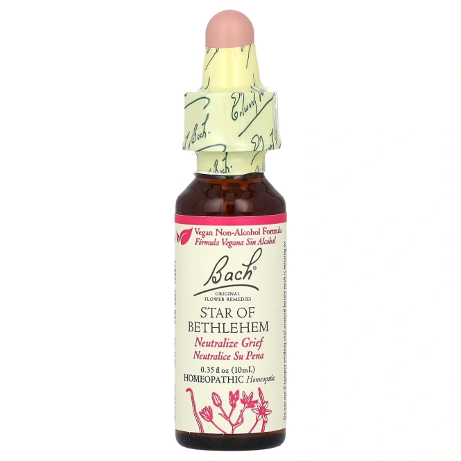Bach, Original Flower Remedies, Star of Bethlehem, 10 мл (0,35 жидк. унции)