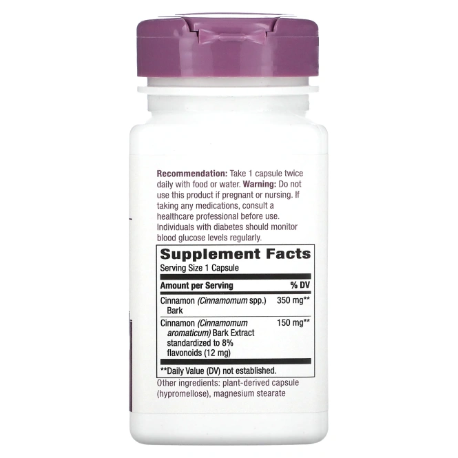 Nature's Way, Корица, 60 веганских капсул