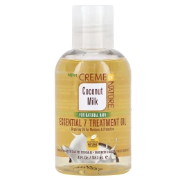 Creme Of Nature, Кокосовое молоко, лечебное масло Essential 7, 118,3 мл (4 жидк. унц.)