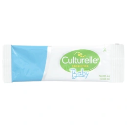 Culturelle, Пробиотики, для детей, здоровое развитие, пробиотик, витамин D, HMO и ДГК, для детей от 12 до 24 месяцев, без добавок, 30 пакетиков для приема один раз в день