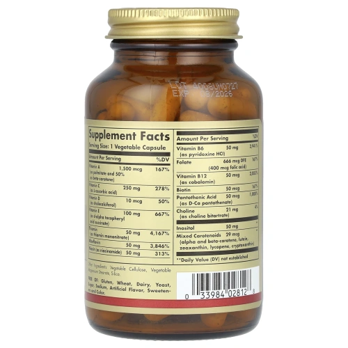 Solgar, Vitamins Only, 90 растительных капсул