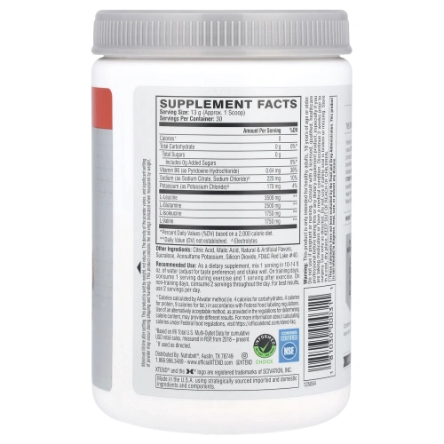 XTEND, The Original, 7 г аминокислот с разветвленной цепью (BCAA), со вкусом клубники и киви, 420 г (14,8 унции)
