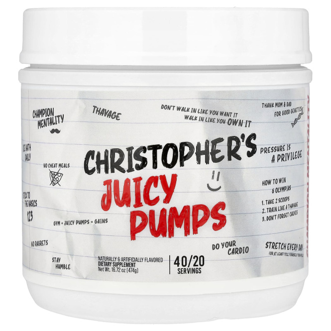 Raw Nutrition, Christopher's Juicy Pumps, 474 г (16,72 унции)