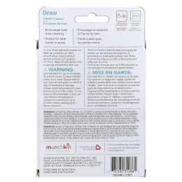 Munchkin, Draw ™, мелки для ванны, от 36 месяцев, 5 штук