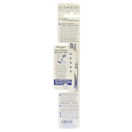 Eco-Dent, Terradent Med5 зубная щетка для взрослых средней жесткости, 1 зубная щетка, 1 запасная насадка