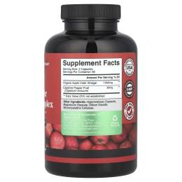 Nature's Craft, Комплекс яблочного уксуса, 180 капсул