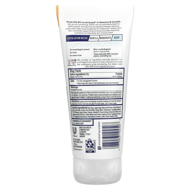 St. Ives, Скраб с абрикосом, борьба с акне, 170 г