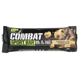 MusclePharm, Combat Sport Bar ™, тесто для шоколадного печенья, 57 г (2,01 унции)