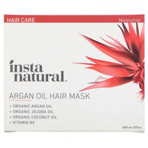 InstaNatural, Argan Oil Hair Mask, 8 fl oz (240 ml)