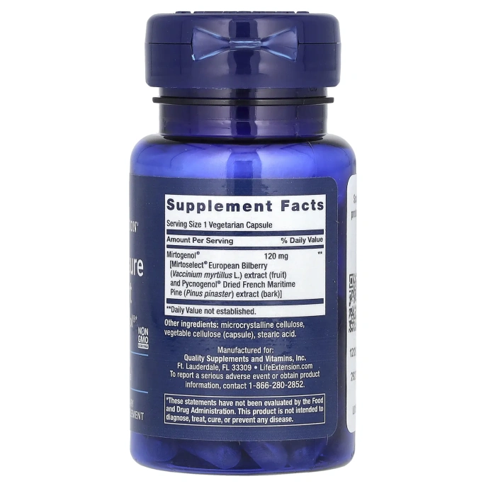 Life Extension, Eye Pressure Support с миртогенолом, 30 вегетарианских капсул