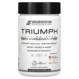 Cutler Nutrition, Triumph, средство для наращивания мышечной массы, 56 вегетарианских капсул