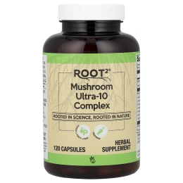 Vitacost, Root2®, комплекс с ультра-10 грибами, 120 капсул