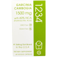 Creative Bioscience, Гарциния камбоджийская 1234, 1500 мг, 60 вегетарианских капсул