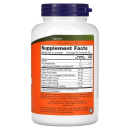 Now Foods, Ферменты папайи, жевательные, 360 пастилок