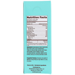 Wedderspoon, Manuka Honey Plus, Clarity, Chocolate Caramel with Sunflower Seedbutter, 5 Pouches, 1.1 oz (30 g) Each