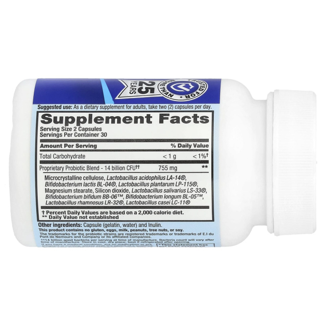 Nutrition Now, PB8, оригинальная формула, 60 капсул