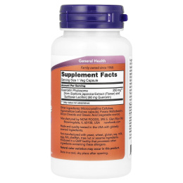 NOW Foods, фитосома кверцетина, 90 растительных капсул