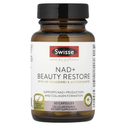Swisse, NAD + Beauty Restore, 30 капсул