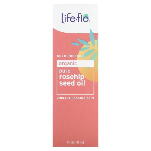 Life-flo, Чистое масло из семян шиповника, 4 жидких унции (118 мл)