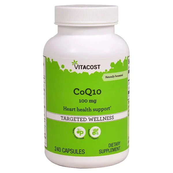 Vitacost, коэнзимQ10, 100 мг, 240 капсул