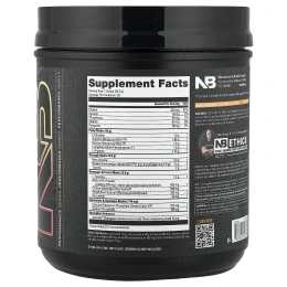 NutraBio, PRE-Workout, добавка без стимуляторов, со вкусом апельсина и манго, 604 г (1,33 фунта)