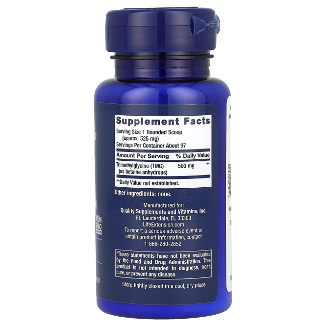 Life Extension, TMG порошок (триметилглицин), 50 г (1,76 унции)