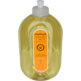 Method, Squirt + MOP, «Сбрызни и протри», средство для очистки полов, имбирный юдзу, 25 жидких унций (739 мл)