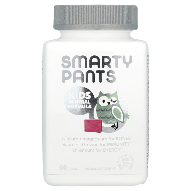SmartyPants, Kids Mineral Complete, мультиминералы,  60 жевательных пастилок