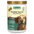 NaturVet, VitaPet Senior, ежедневные витамины и глюкозамин для собак, 120 жевательных таблеток, 360 г (12,6 унции)