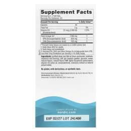 Nordic Naturals, Ultimate Omega-D3, с лимоном, 1000 мг, 120 гелевых капсул